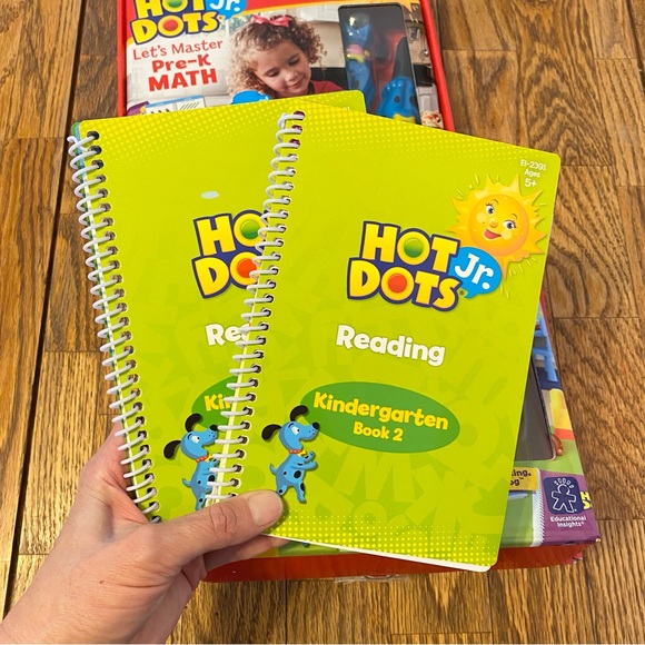 Educational Insights Hot Dots Jr Pre-K Math & Reading (Bonus Kinder Reading) - Picture 2 of 5